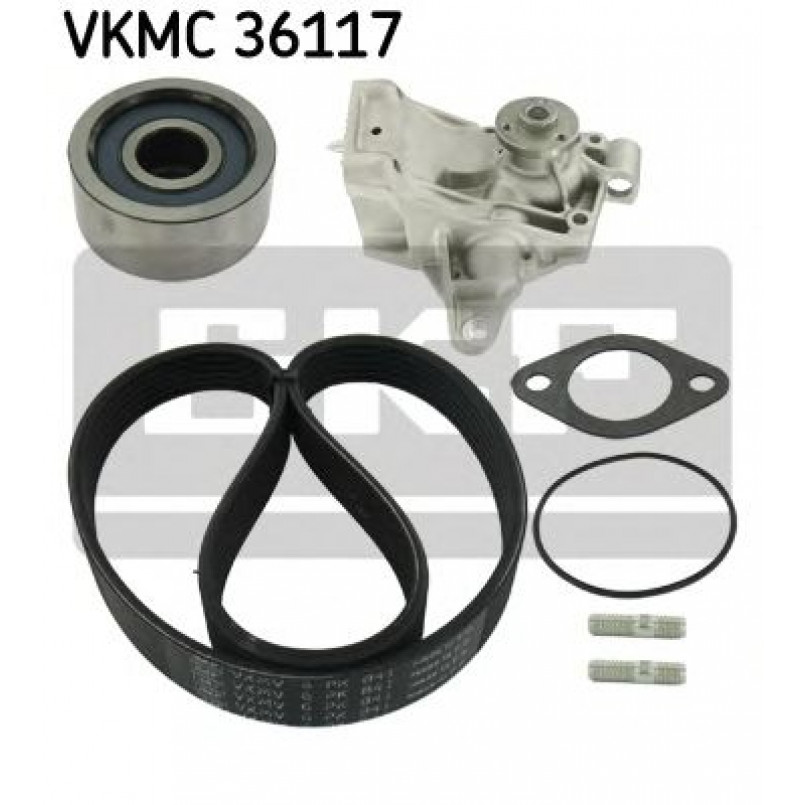 VKMC 36117 SKF - Насос охолоджуючої рідини + комплект зубчатого ремня